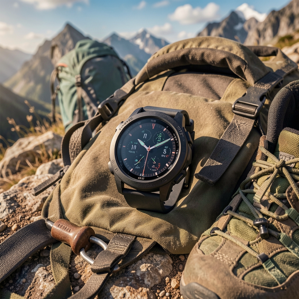 Trekking ekipmanları arasında outdoor GPS akıllı saat