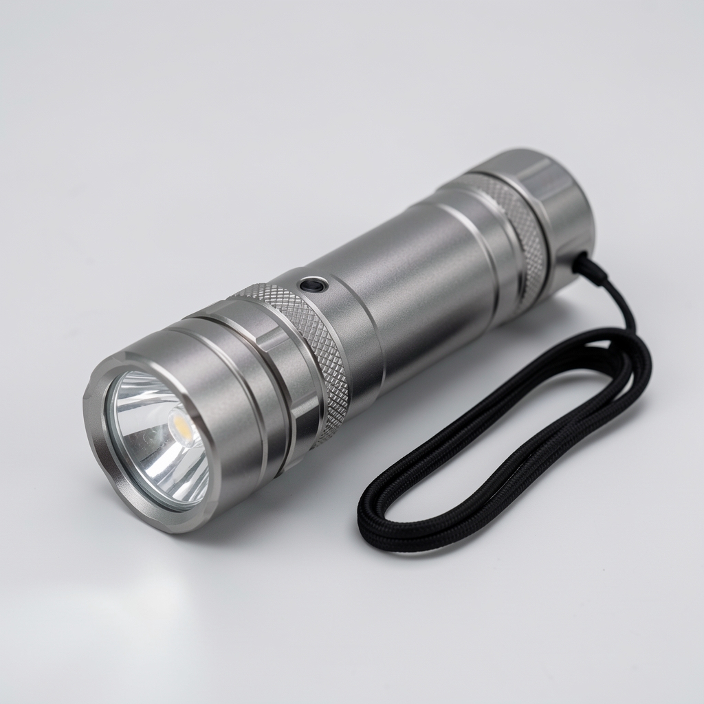 Fenix PD36R taktik LED el feneri, alüminyum gövde ve şarj kablosu