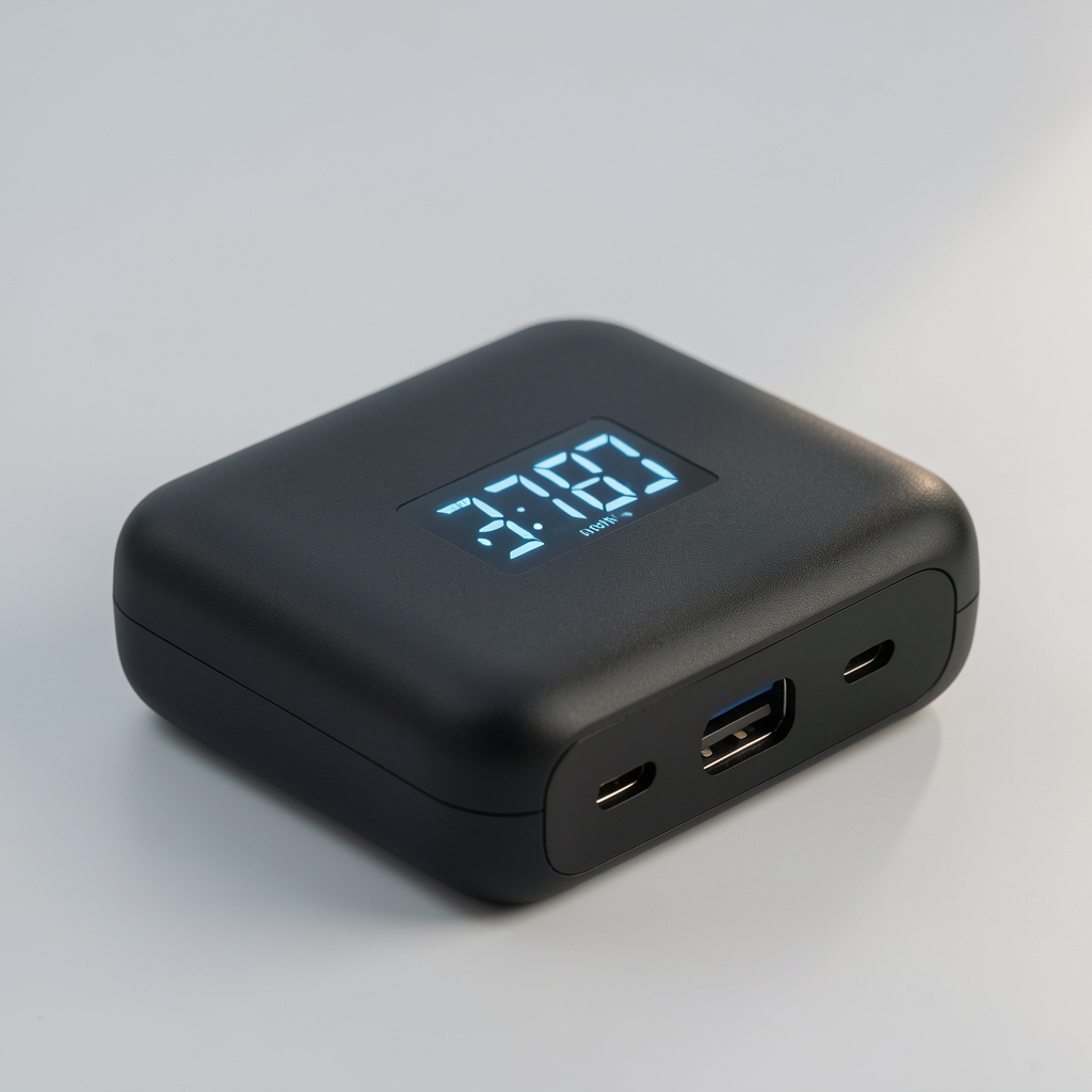 Anker Prime 27650mAh powerbank, dijital ekran ve USB-C portları görünür