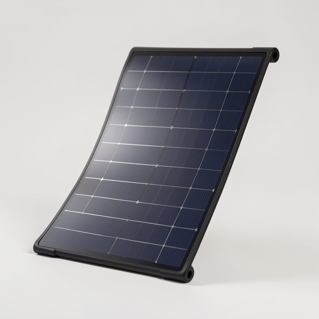 Anker 21W kompakt solar şarj paneli, kıvrılmış hâlde taşıma boyutu